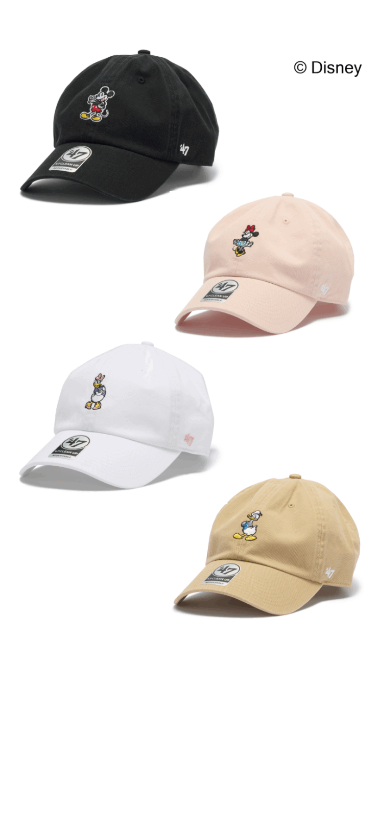’47（フォーティーセブン）ディズニーキャラクターとの初コレクションを発売